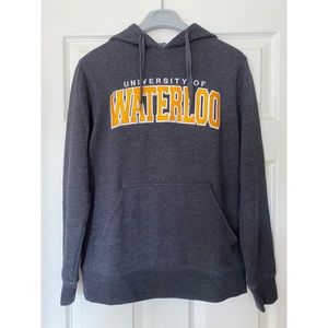 Embroidered University Pullover Hoodie